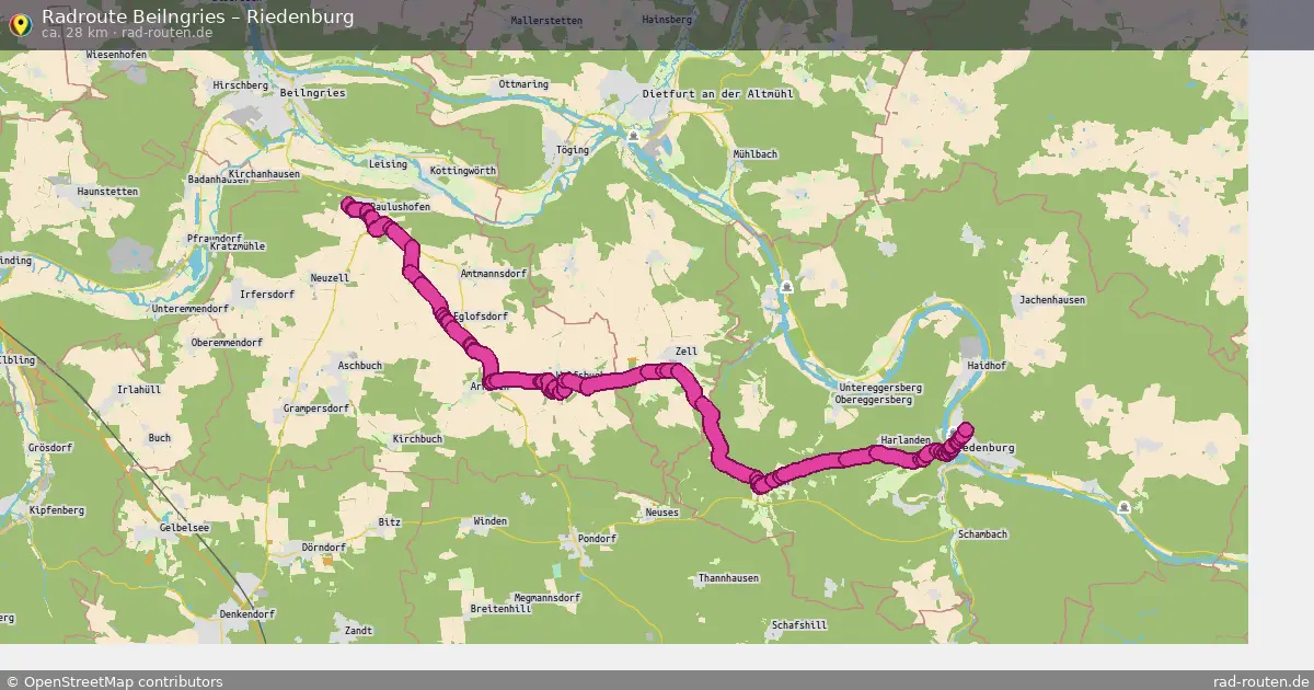 Radtour Beilngries – Riedenburg