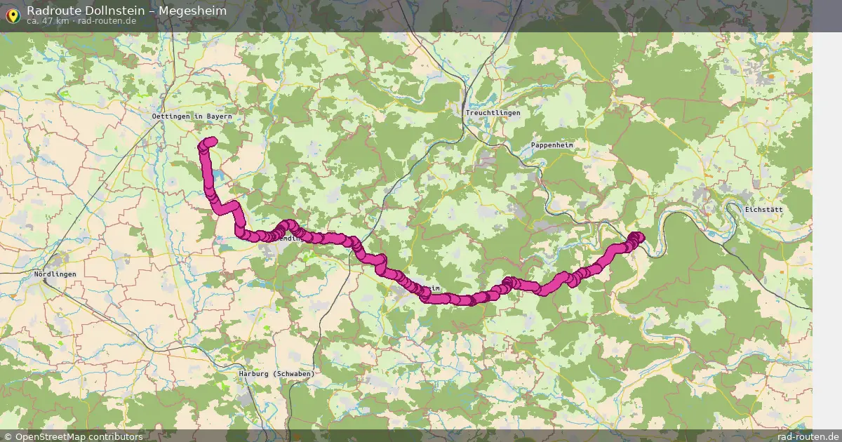 Radtour Dollnstein – Megesheim