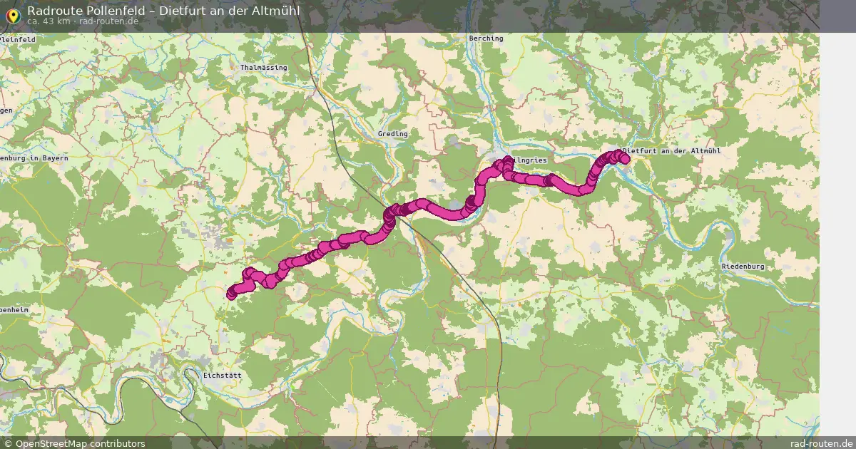 Radtour Pollenfeld – Dietfurt An Der Altmühl