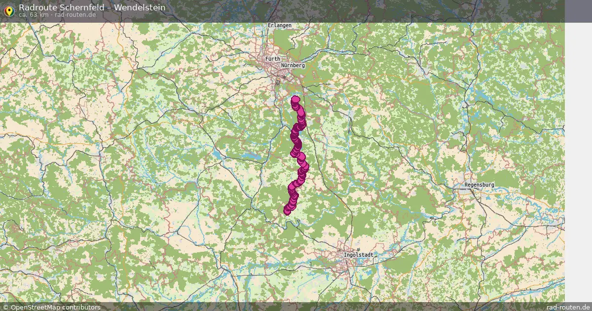 Radtour Schernfeld – Wendelstein