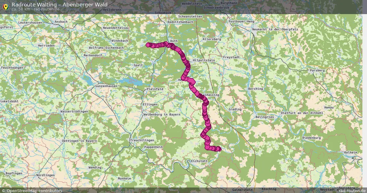 Radtour Walting – Abenberger Wald