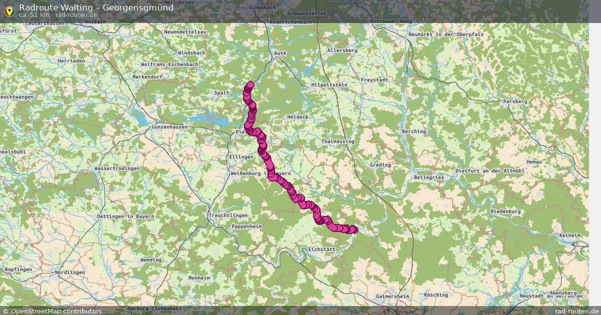 Radtour Walting – Georgensgmünd