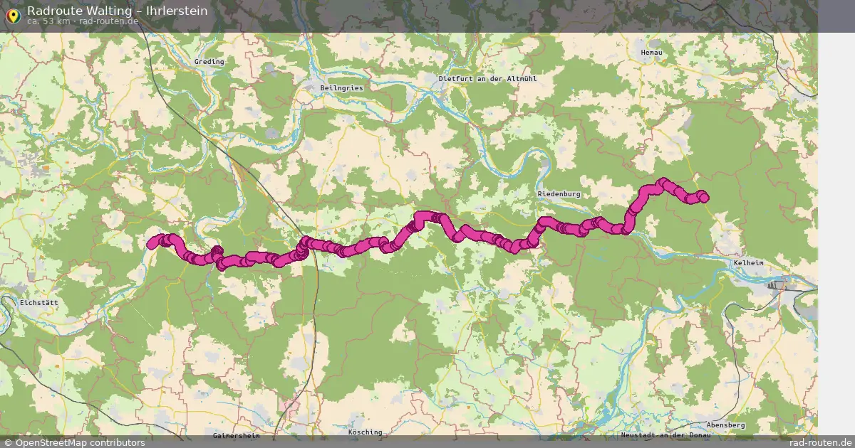 Radtour Walting – Ihrlerstein