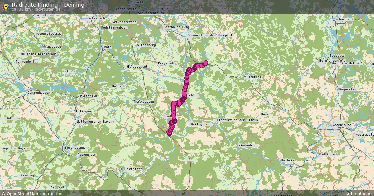 Radtour Kinding – Deining