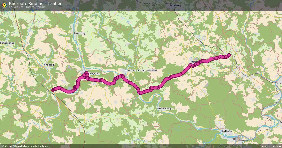 Radtour Kinding – Laaber