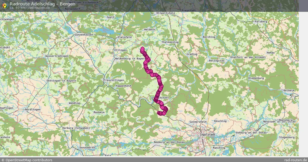 Radtour Adelschlag – Bergen