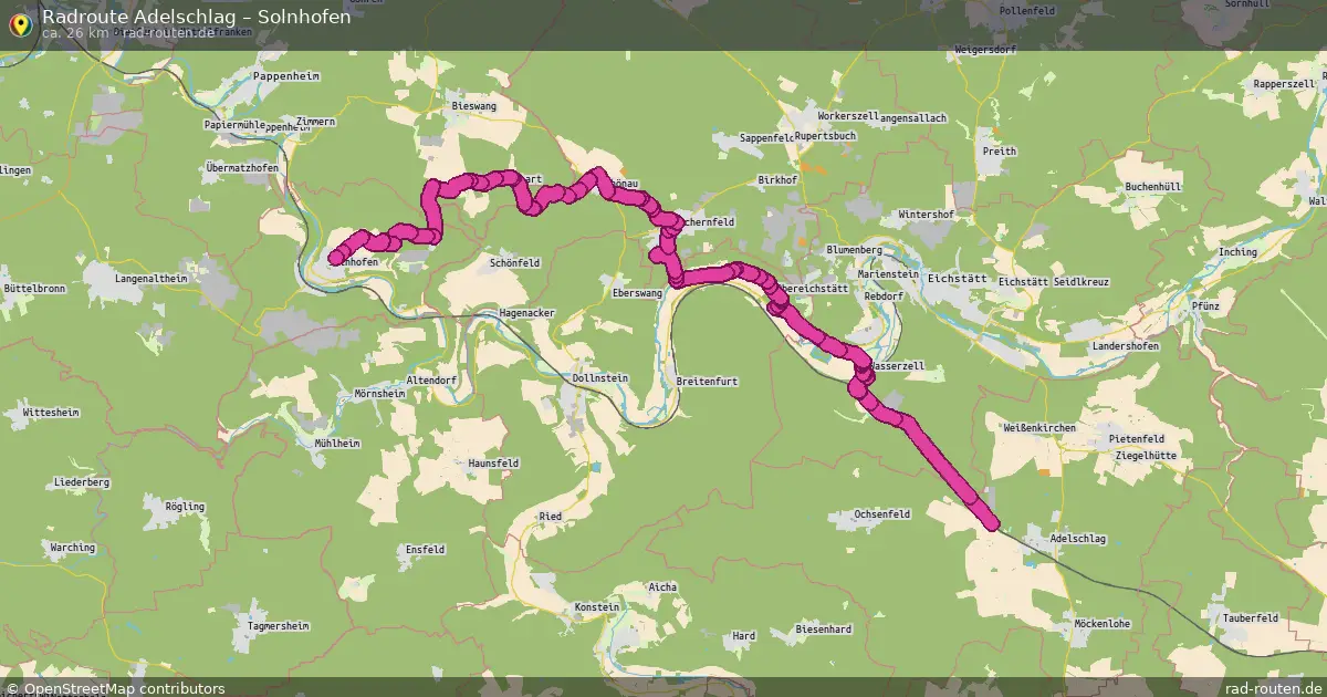 Radtour Adelschlag – Solnhofen