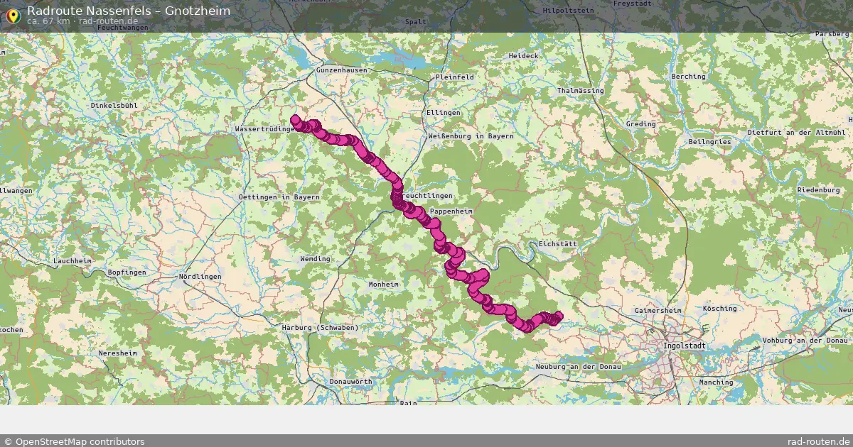 Radtour Nassenfels – Gnotzheim