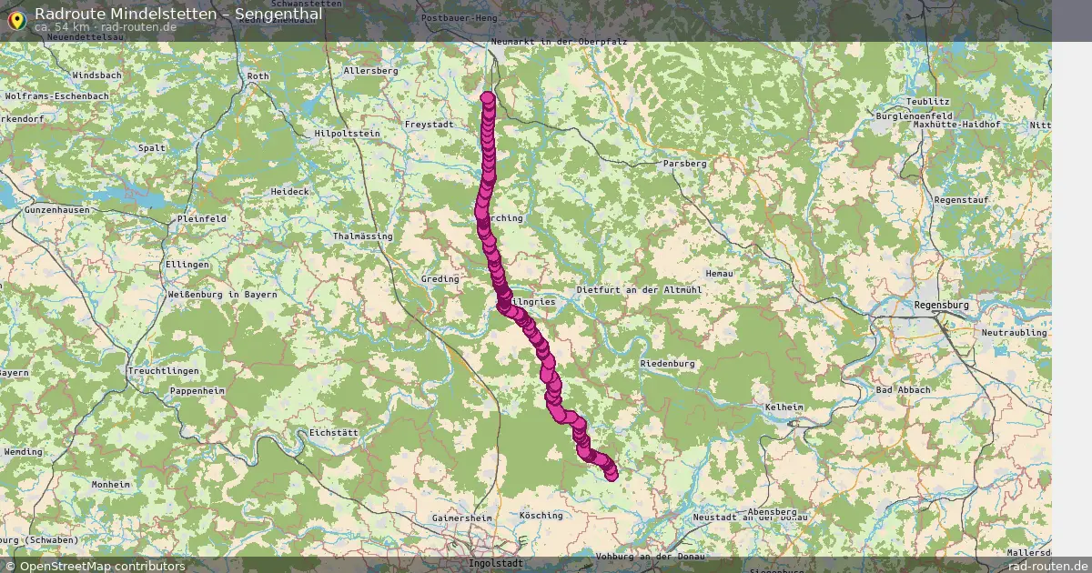 Radtour Mindelstetten – Sengenthal