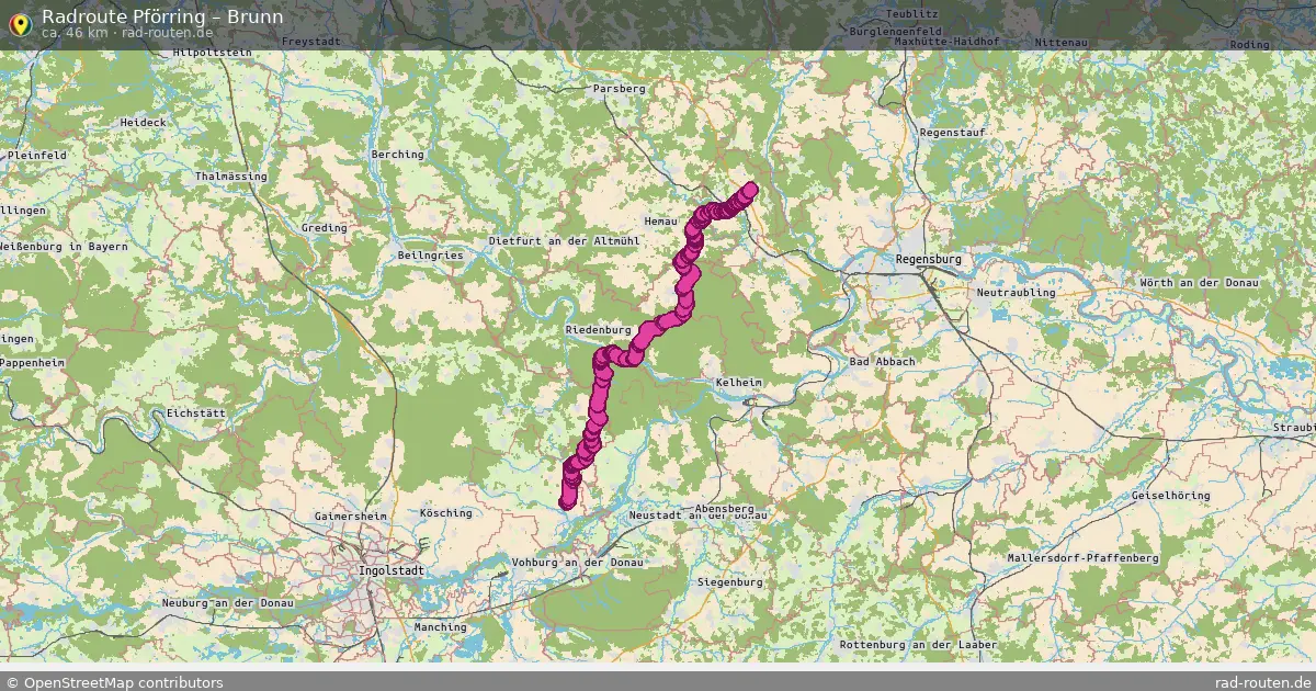 Radtour Pförring – Brunn