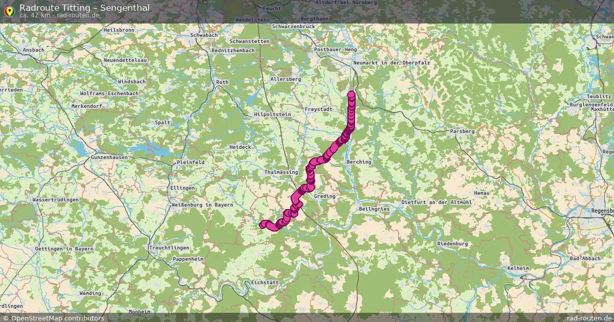 Radtour Titting – Sengenthal