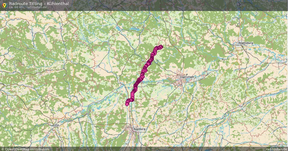 Radtour Titting – Kühlenthal
