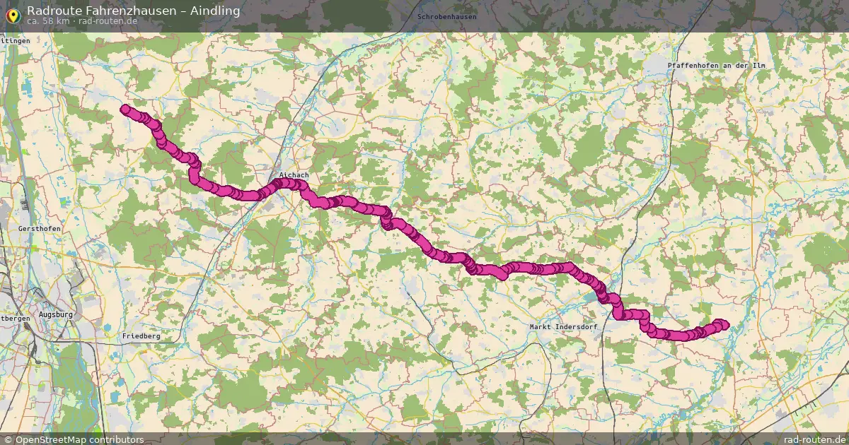 Radtour Fahrenzhausen – Aindling