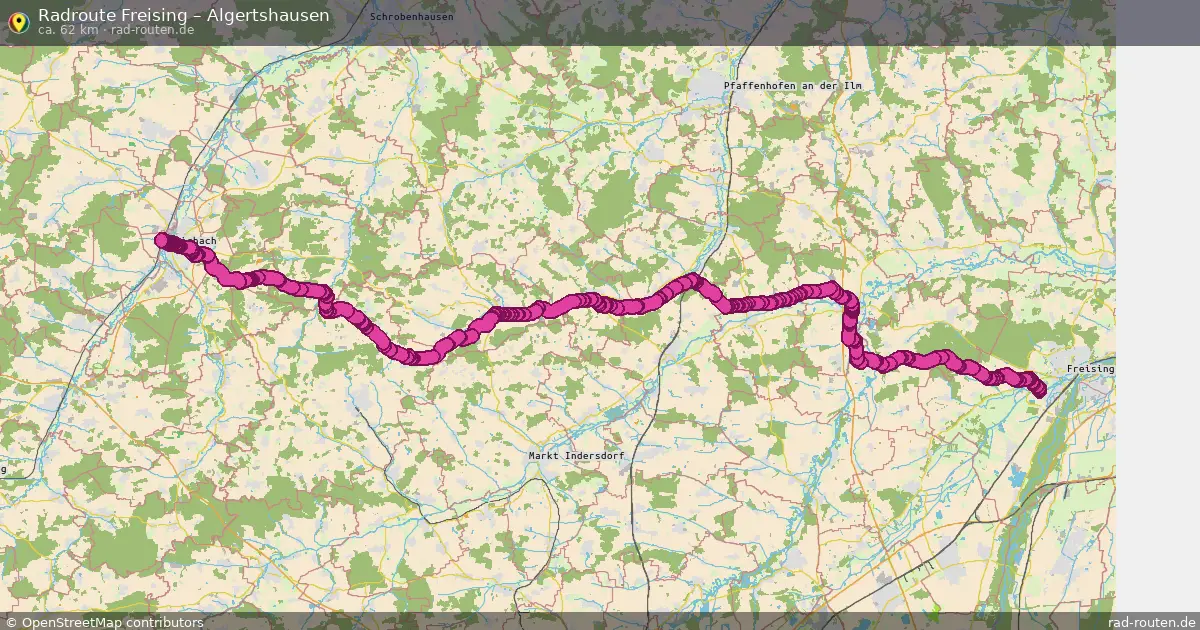 Radtour Freising – Algertshausen
