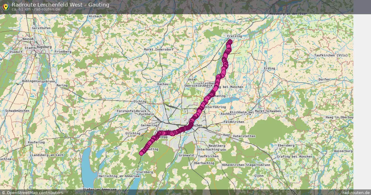 Radtour Lerchenfeld West – Gauting