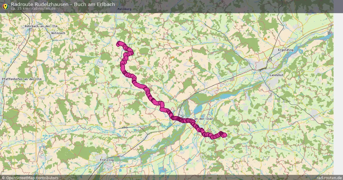 Radtour Rudelzhausen – Buch Am Erlbach