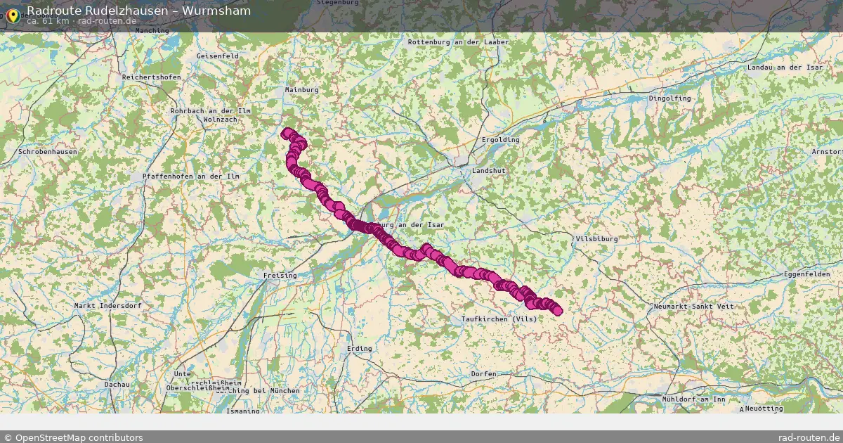 Radtour Rudelzhausen – Wurmsham