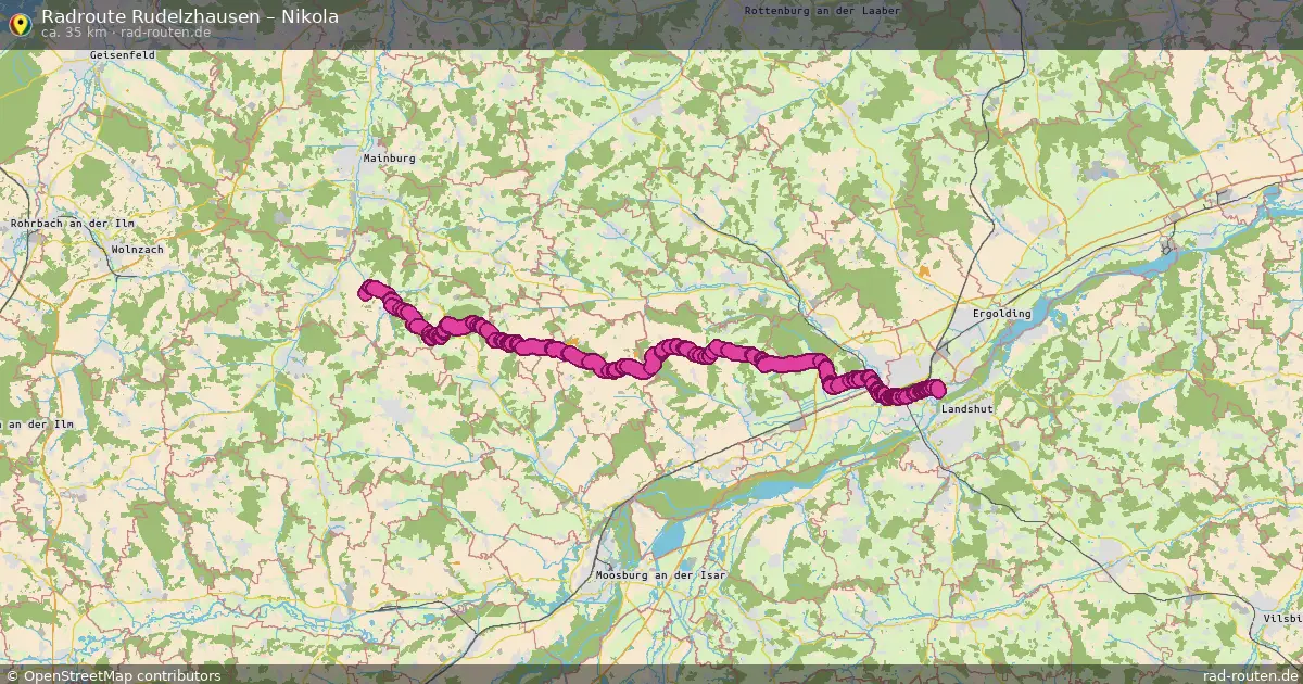 Radtour Rudelzhausen – Nikola