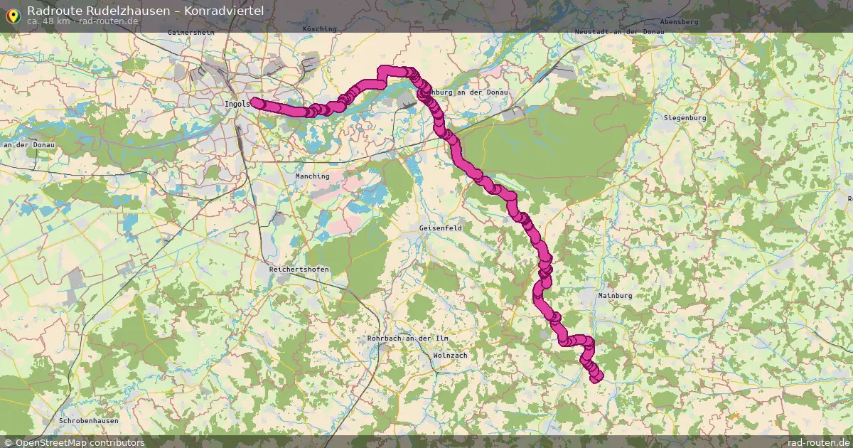 Radtour Rudelzhausen – Konradviertel
