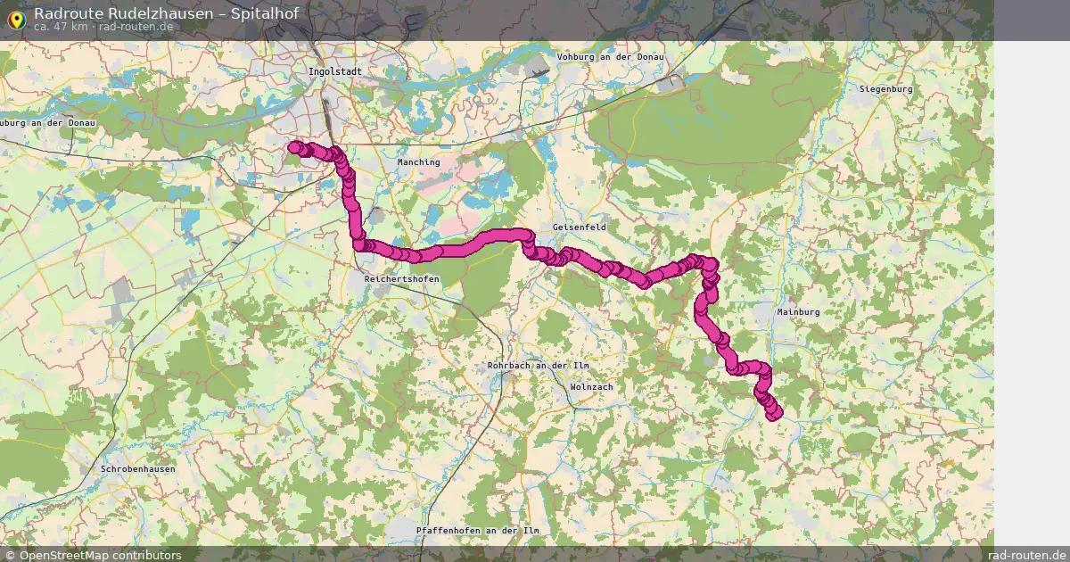 Radtour Rudelzhausen – Spitalhof