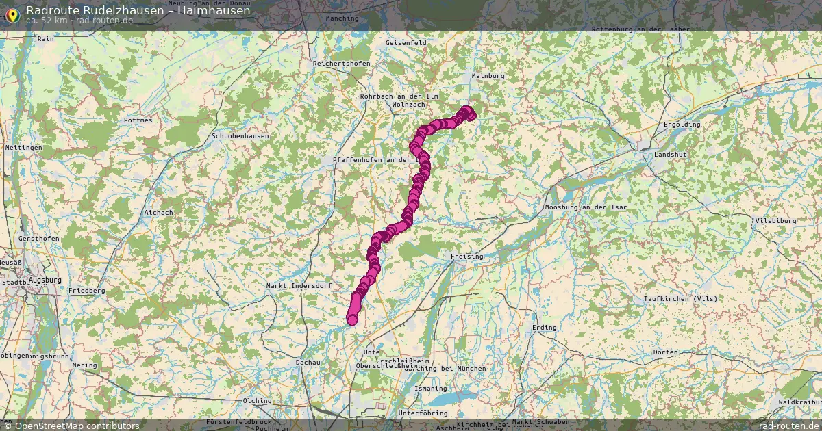 Radtour Rudelzhausen – Haimhausen