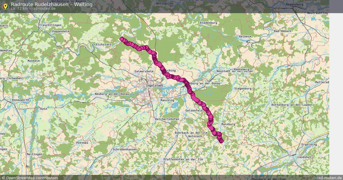 Radtour Rudelzhausen – Walting