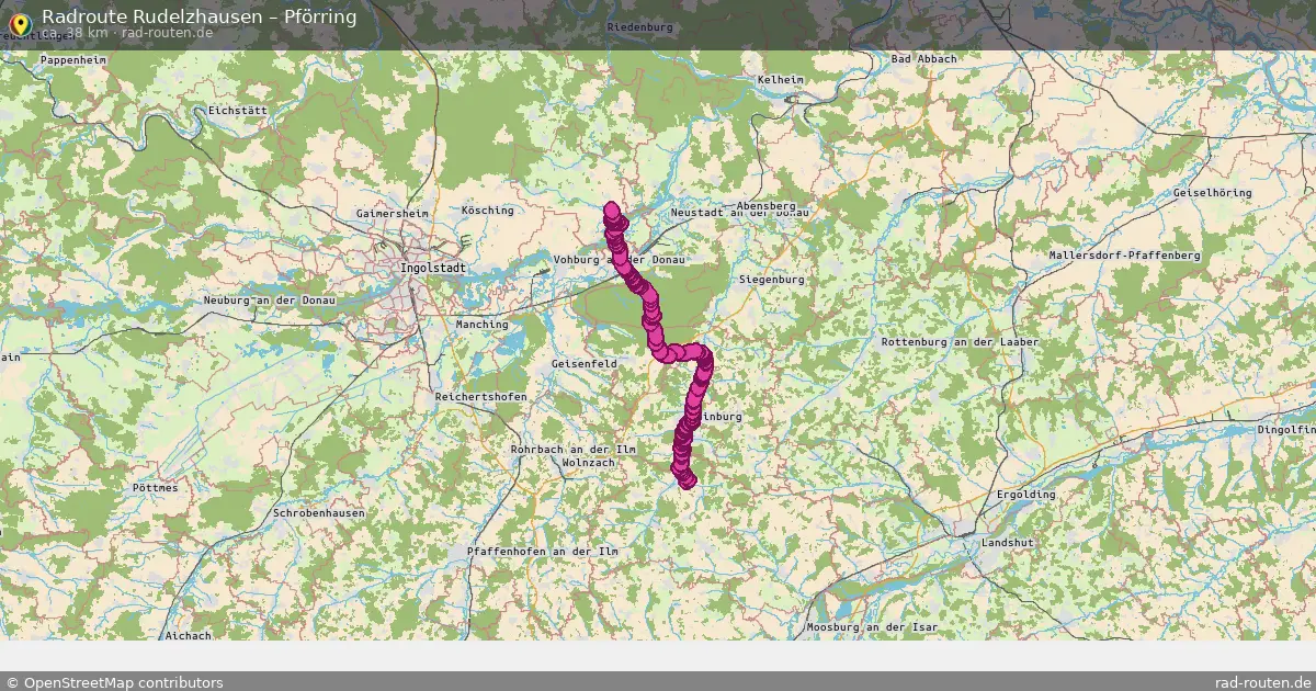 Radtour Rudelzhausen – Pförring