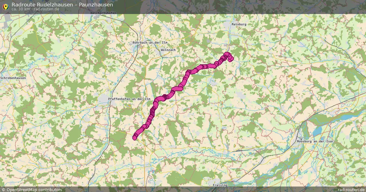 Radtour Rudelzhausen – Paunzhausen