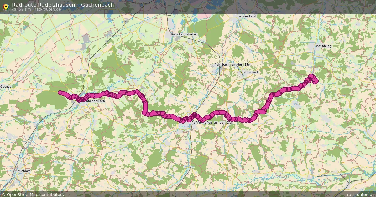 Radtour Rudelzhausen – Gachenbach
