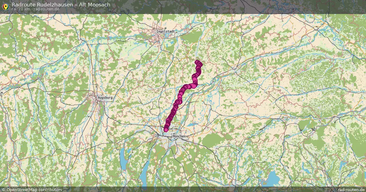 Radtour Rudelzhausen – Alt Moosach