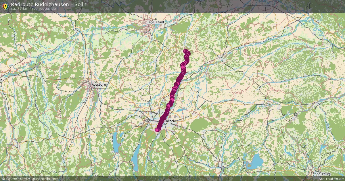 Radtour Rudelzhausen – Solln