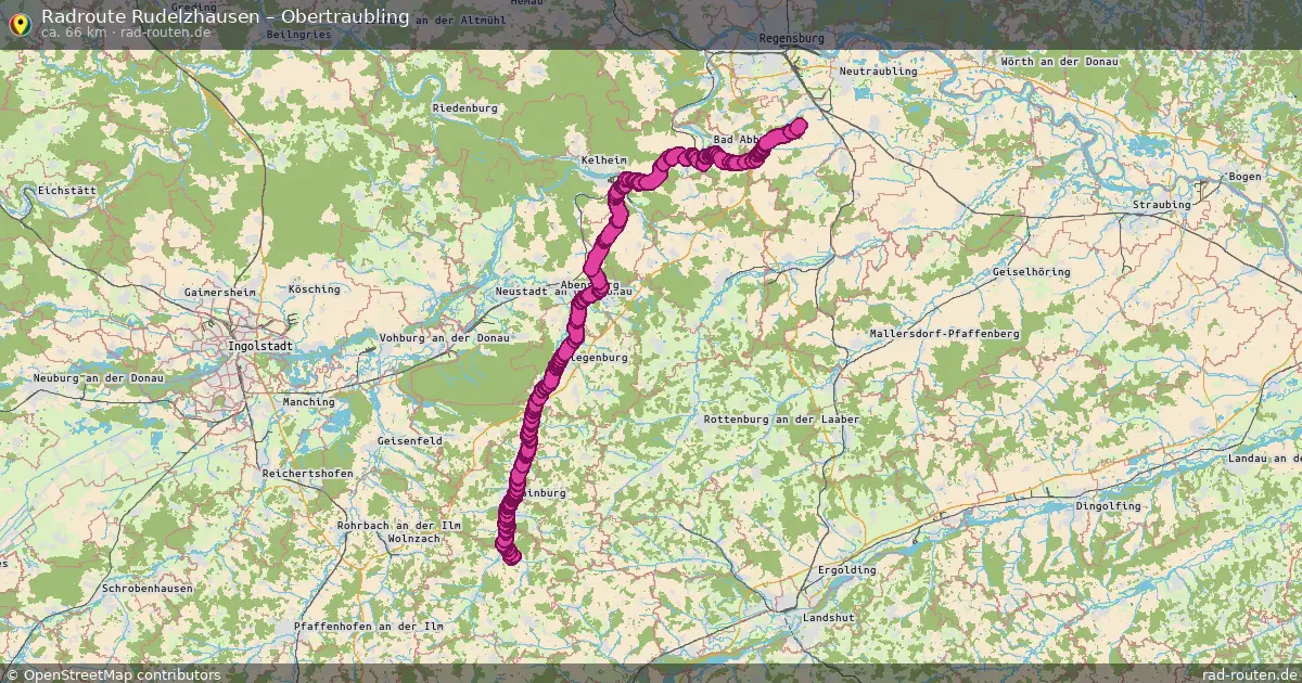 Radtour Rudelzhausen – Obertraubling