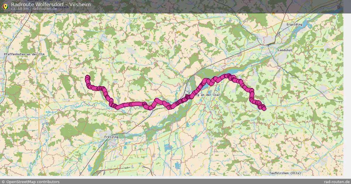 Radtour Wolfersdorf – Vilsheim