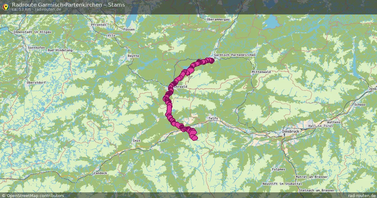 Radtour Garmisch-Partenkirchen – Stams