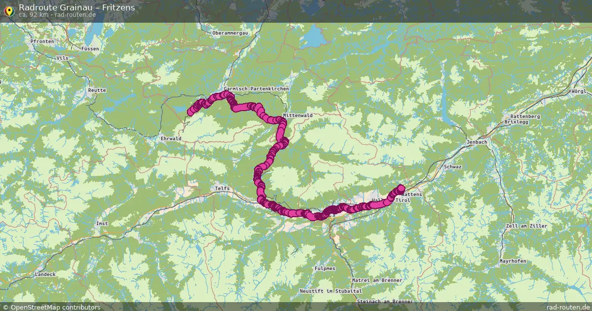 Radtour Grainau – Fritzens