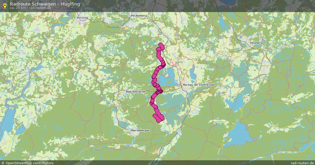 Radtour Schwaigen – Huglfing