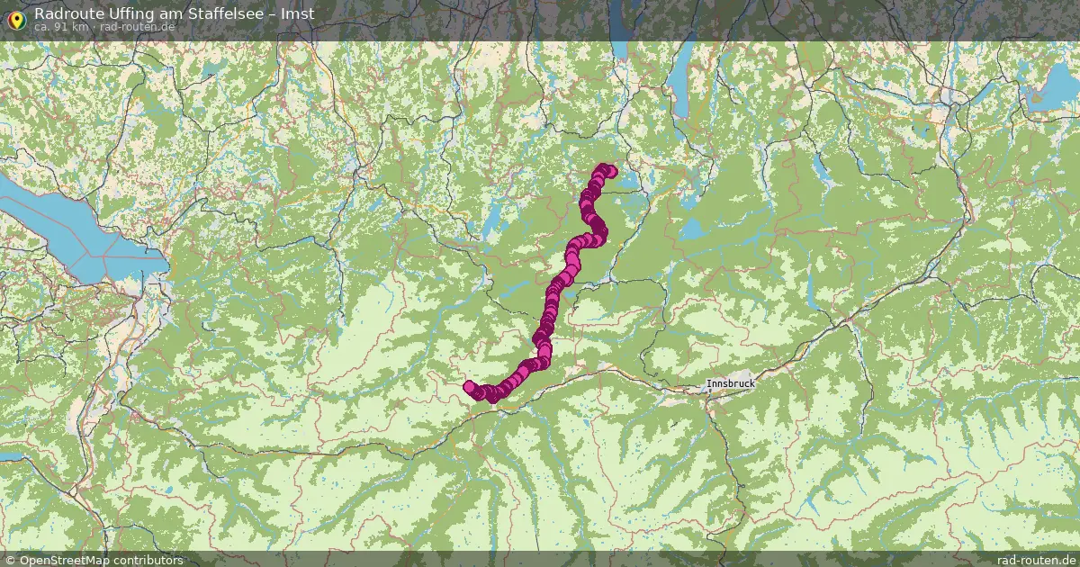 Fahrradroute Uffing Am Staffelsee – Imst