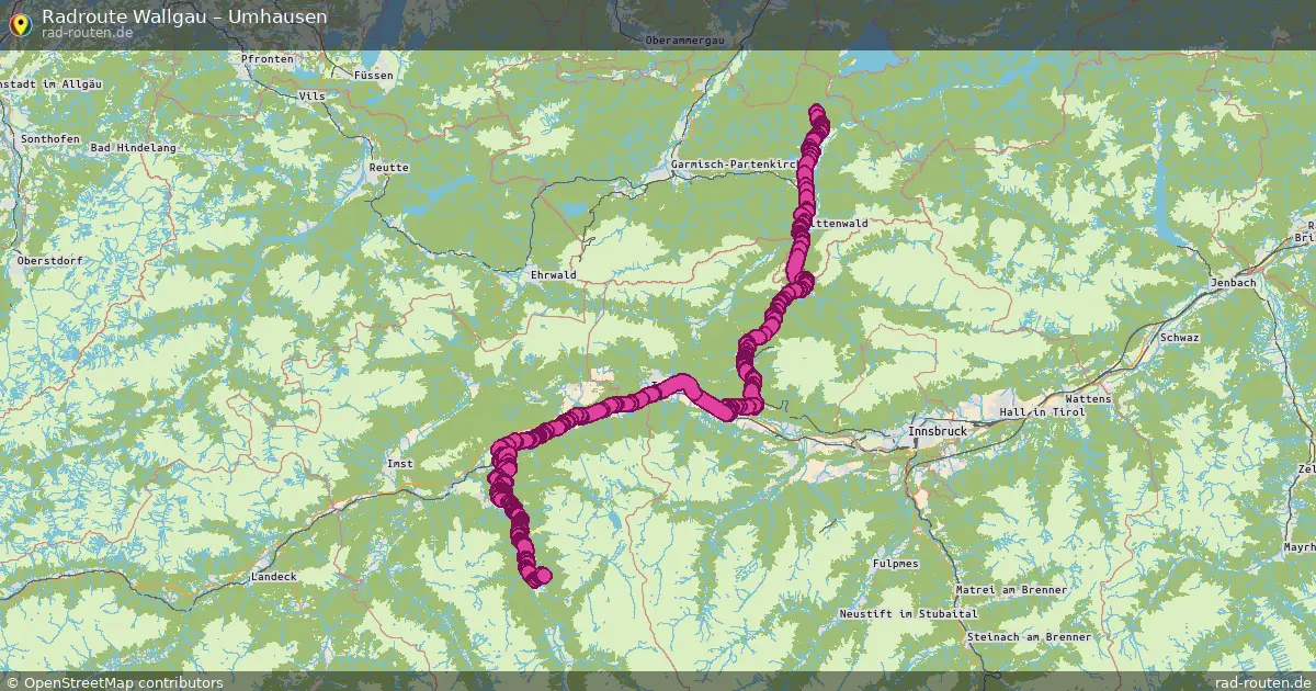 Radtour Wallgau – Umhausen