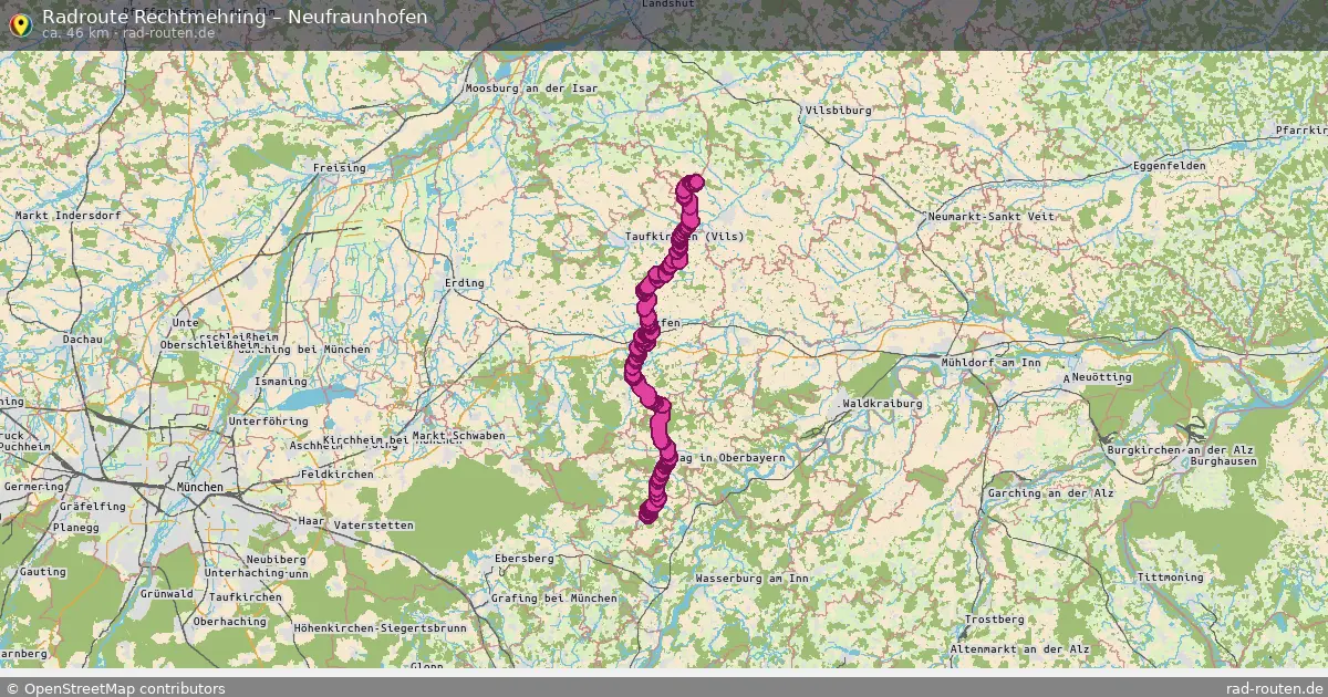 Radtour Rechtmehring – Neufraunhofen