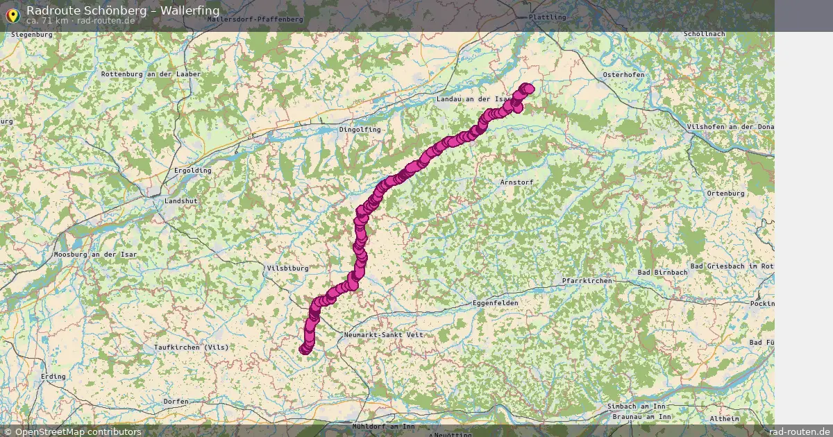 Radtour Schönberg – Wallerfing