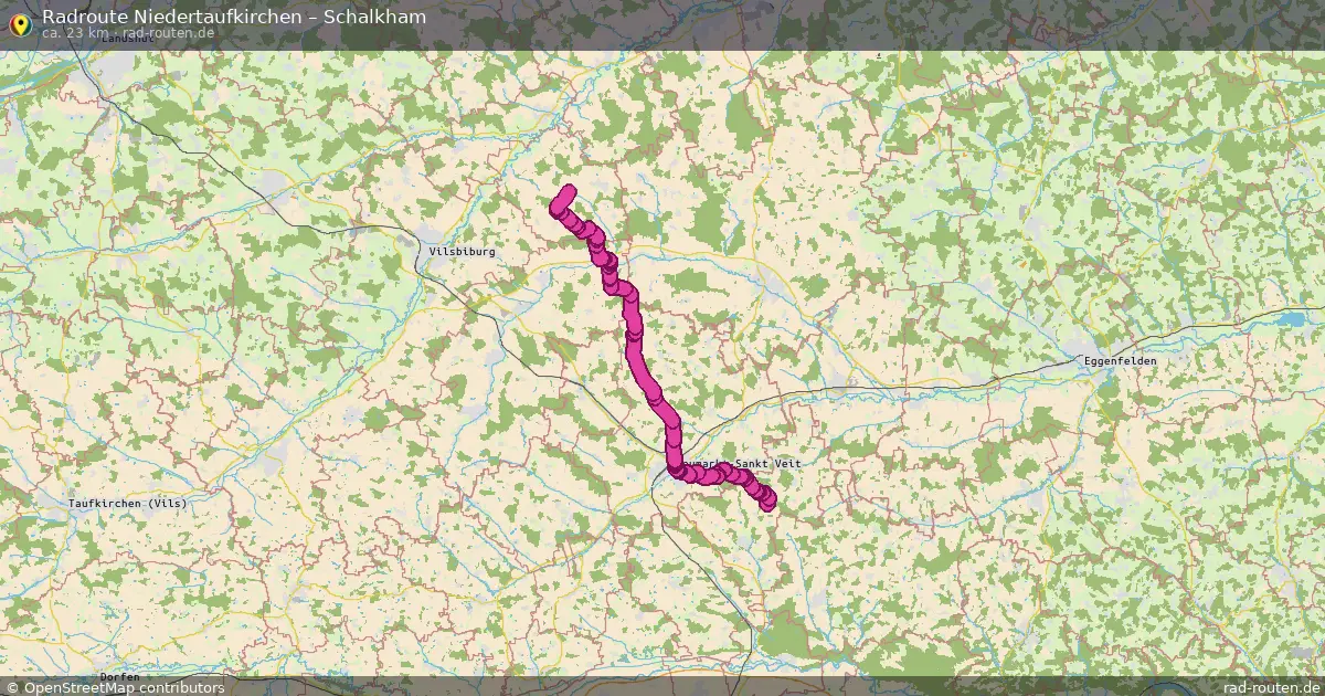 Radtour Niedertaufkirchen – Schalkham