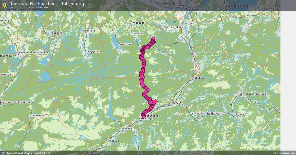 Radtour Fischbachau – Rattenberg