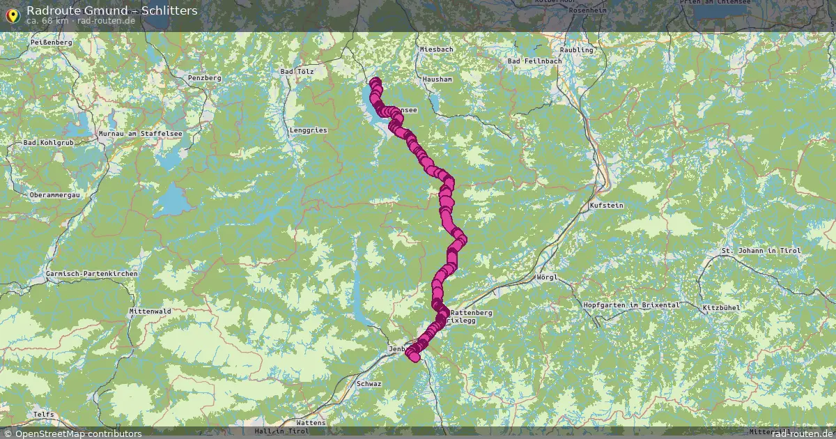 Radtour Gmund – Schlitters