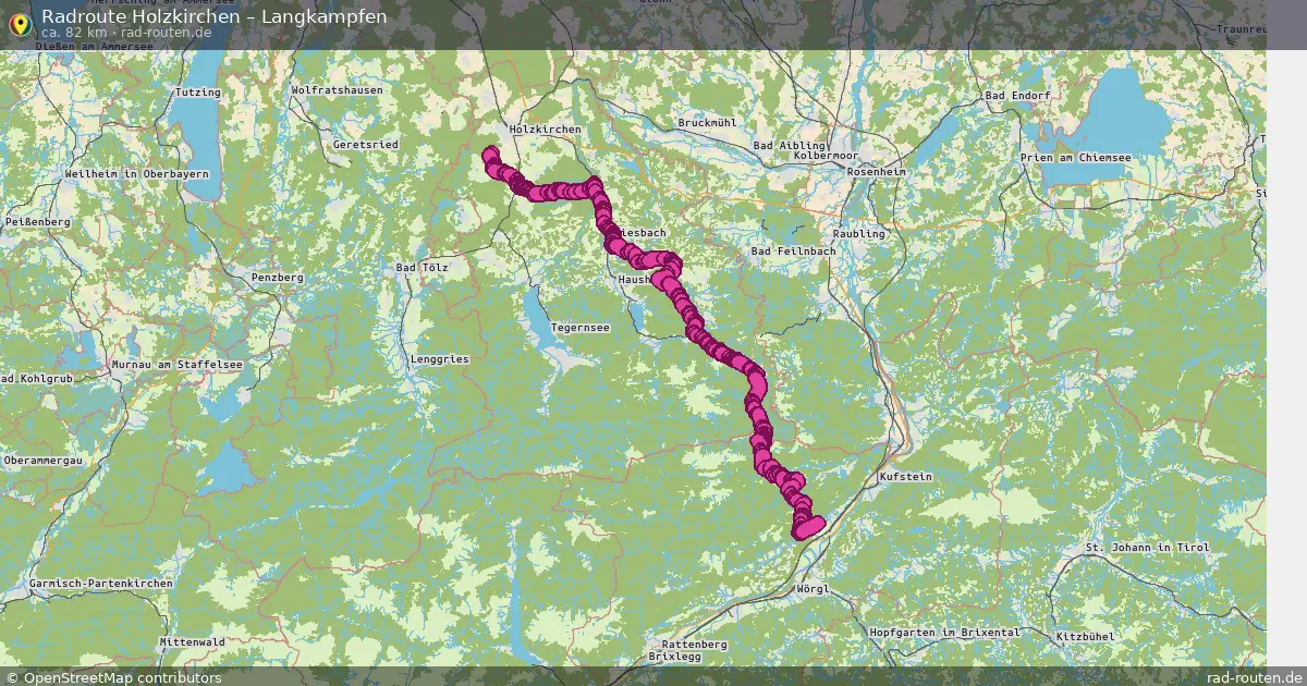 Radtour Holzkirchen – Langkampfen