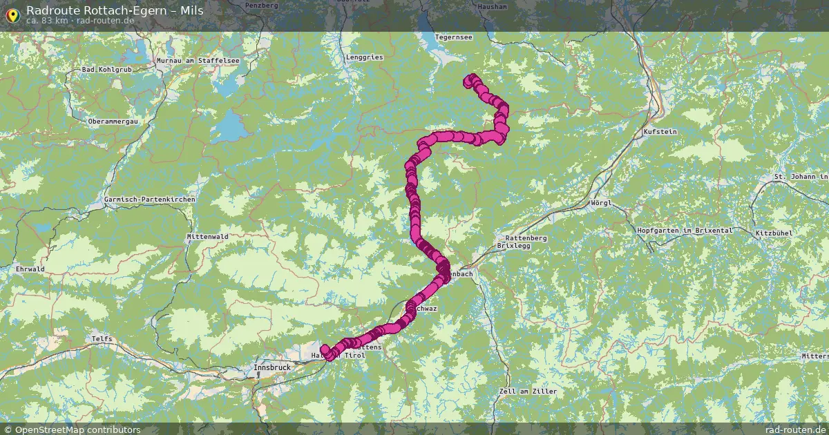 Radtour Rottach-Egern – Mils