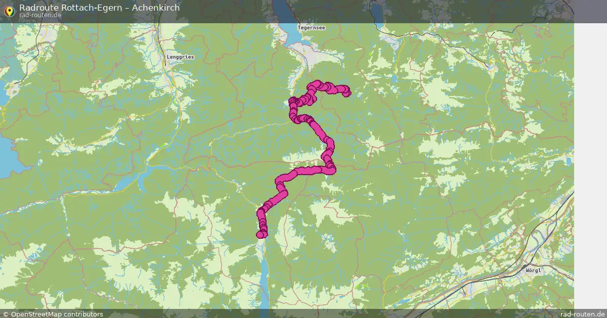 Radtour Rottach-Egern – Achenkirch