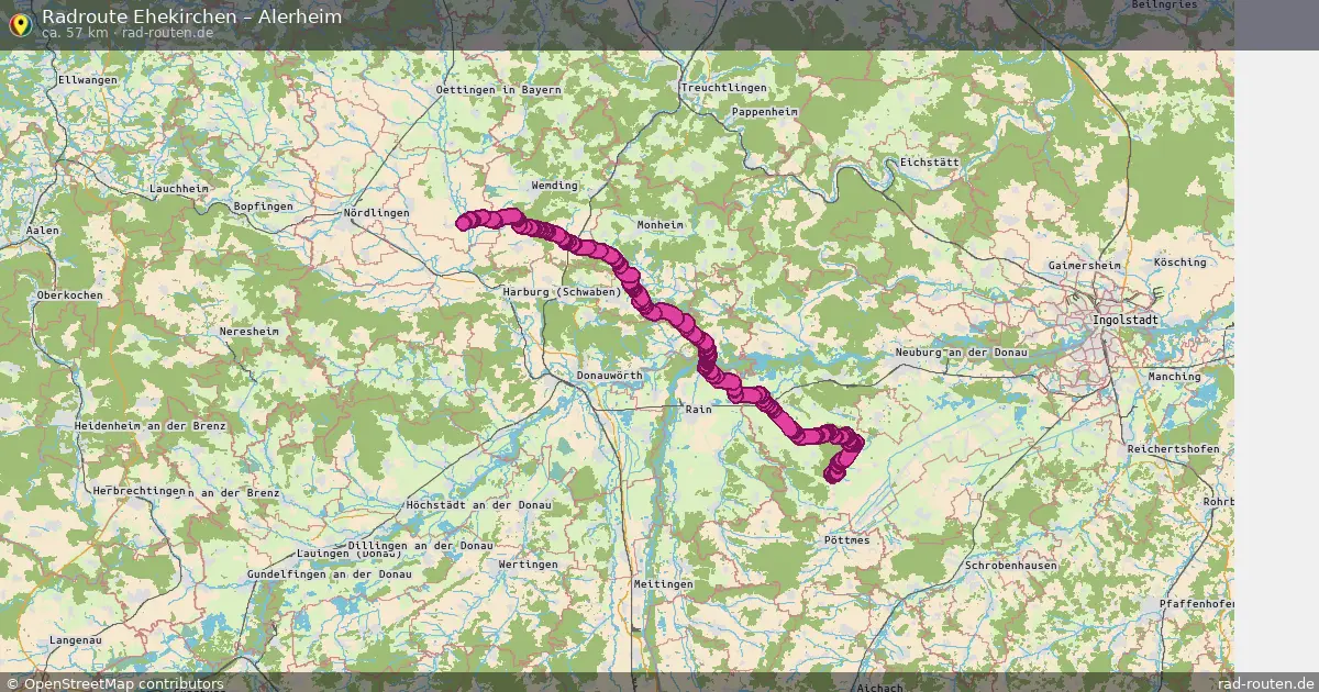 Radtour Ehekirchen – Alerheim