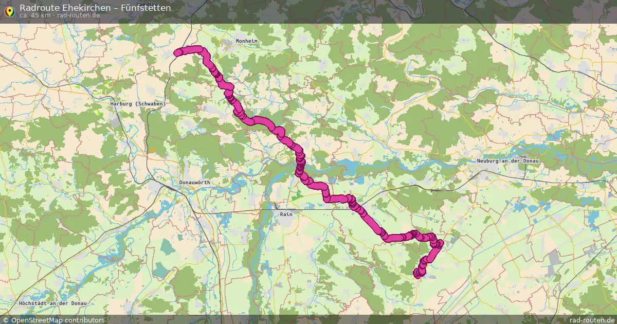 Radtour Ehekirchen – Fünfstetten