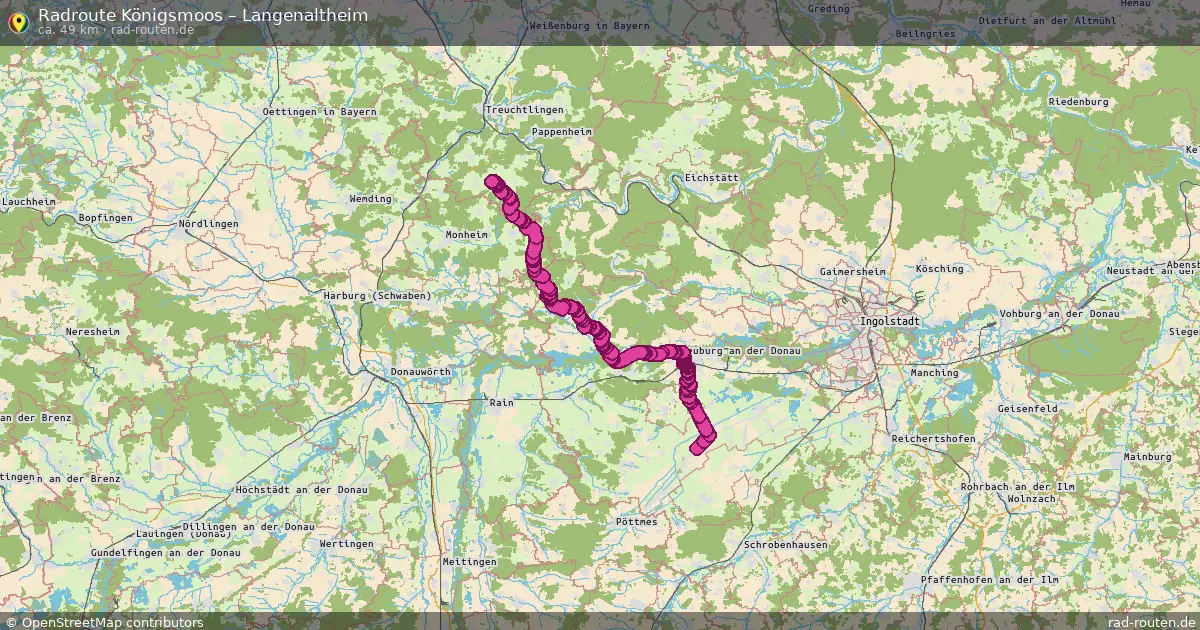 Radtour Königsmoos – Langenaltheim