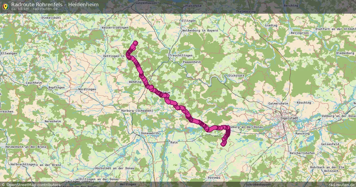 Radtour Rohrenfels – Heidenheim